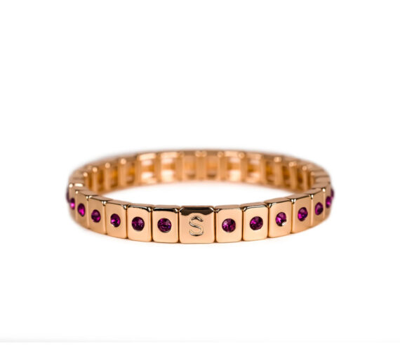 Simone à Bordeaux Cristal Rectangle Violet