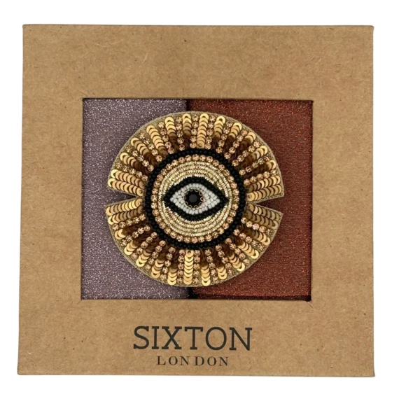 Duo de boîtes de chaussettes chaudes Havana avec épingle Œil de Soleil