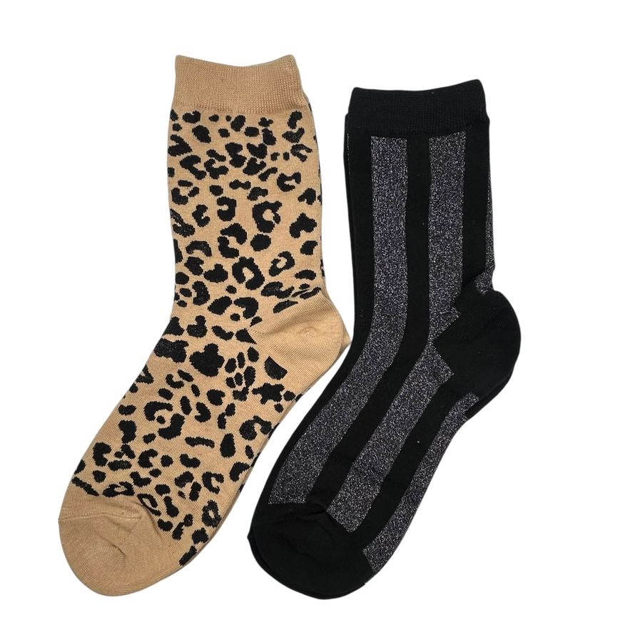 Léopard des sables & duo de boîtes de chaussettes Berlin avec Œil de rayon de soleil