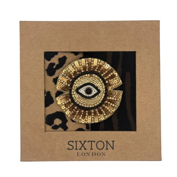 Duo de boîtes de chaussettes Léopard des sables & Savane brune avec Œil de soleil