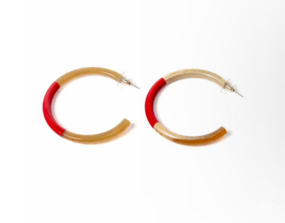 Créoles KATHLEEN Rouge