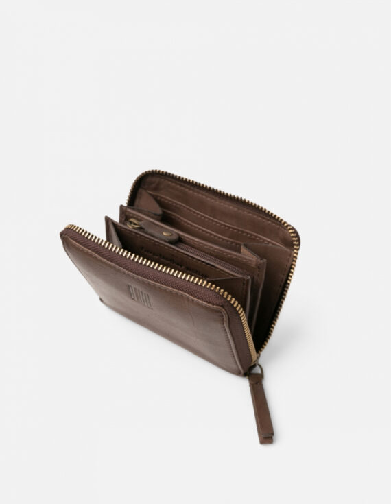 Porte feuille en cuir Biba Boston marron