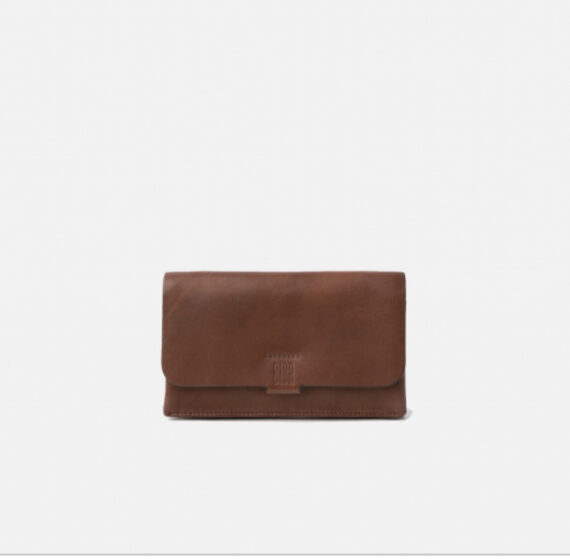 Porte feuille en cuir Biba Veta Marron