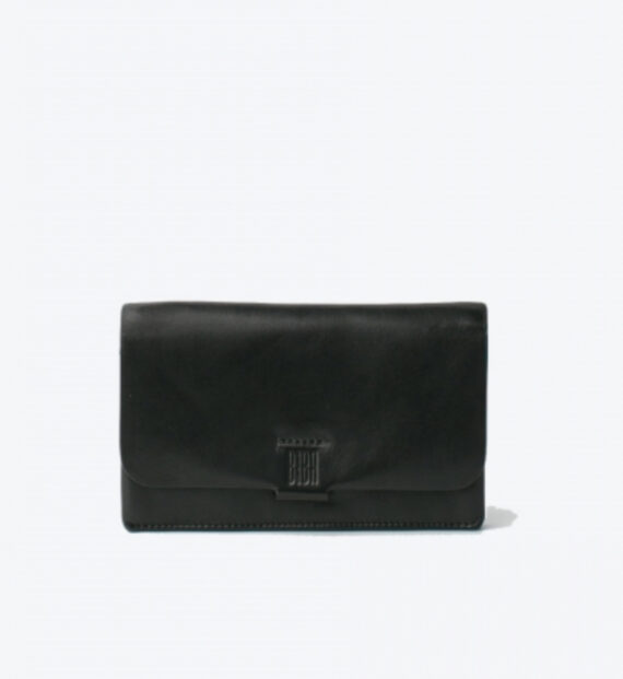 Porte feuille en cuir Biba Veta Black