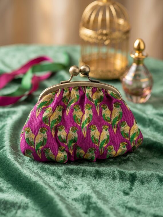 Porte-monnaie Pioupiou fuchsia Jardin Secret