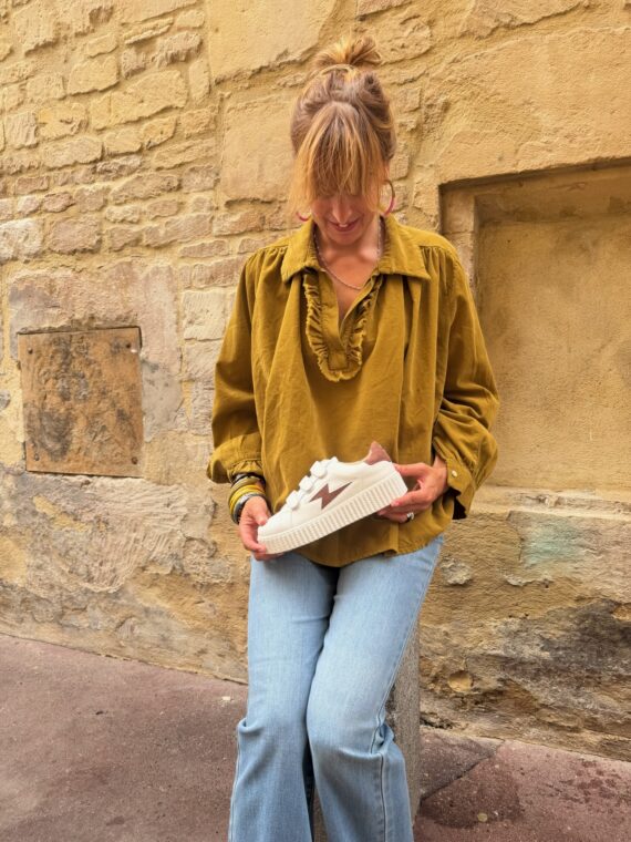 BLOUSE MOUTARDE