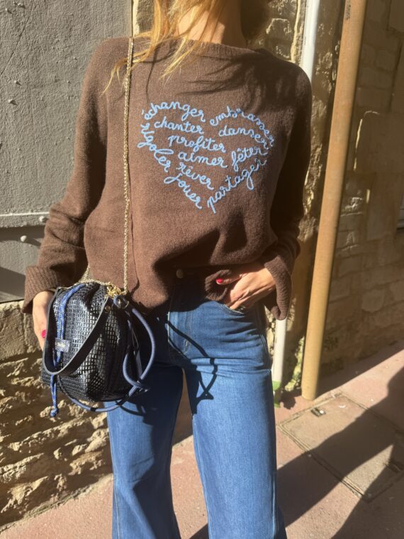 PULL AUBIN CHOCOLAT
